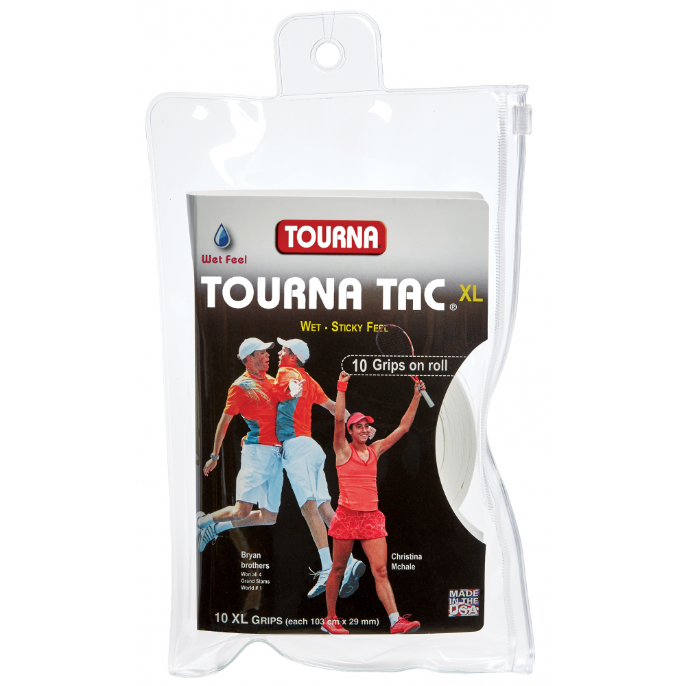 Tourna Tac XL White Overgrip (10 Pack)