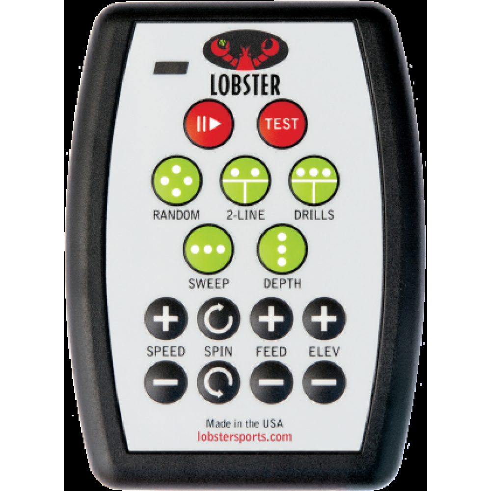 Lobster Tennis Ball Machine 20-function remote controller 