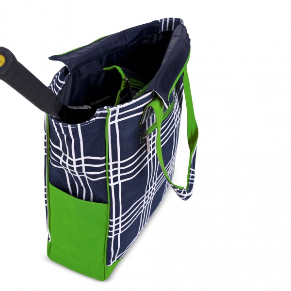 Ame & Lulu Parker Plaid Emerson Tennis Tote Do It Tennis