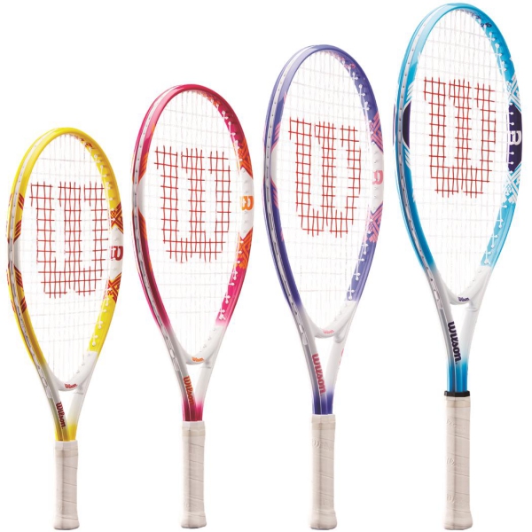 Wilson Serena Williams Junior Tennis Racquet bundled with a Can of Pink