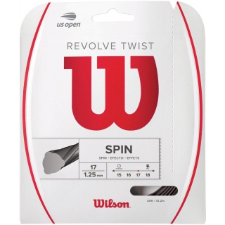 Wilson Revolve Twist 17g Grey Tennis String (Set)
