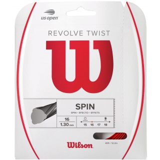 Wilson Revolve Twist 16g Red Tennis String (Set)