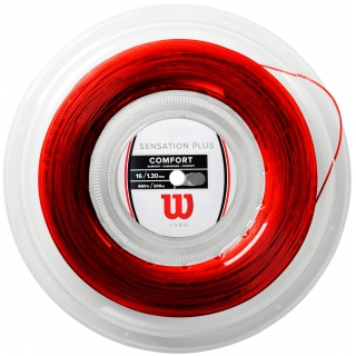 Wilson Sensation Plus 16g Red Tennis String (Reel)