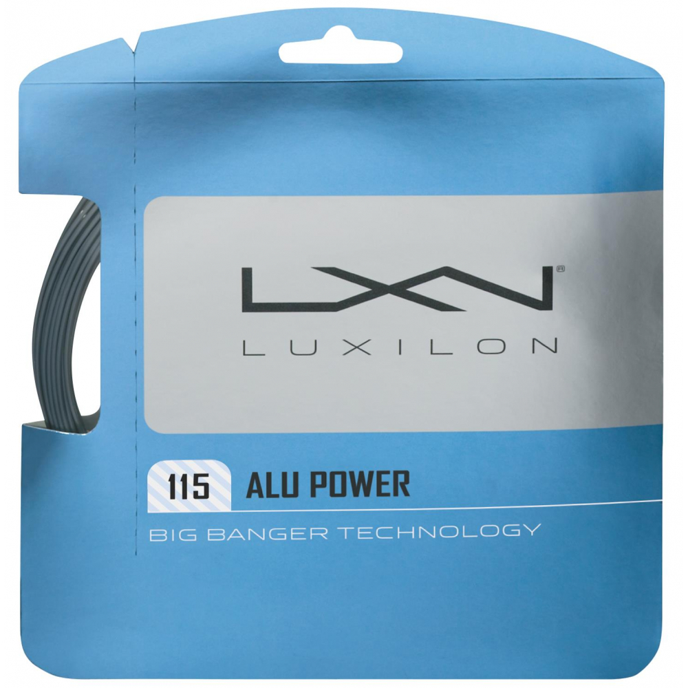 Luxilon ALU Power 115 Silver Tennis String (Set)