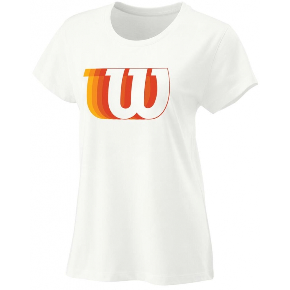 Wilson Women's Blur W Tech Tennis Tee (White)