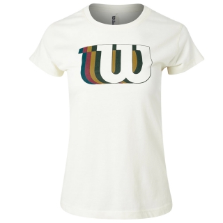 Wilson Women's Blur W Tech Tennis Tee (Ivory)