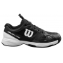 Wilson Junior Rush Pro QL Tennis Shoes (Black/White/Black)