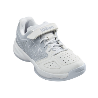Wilson Junior Kaos K Tennis Shoes (White/Pearl Blue/Black)