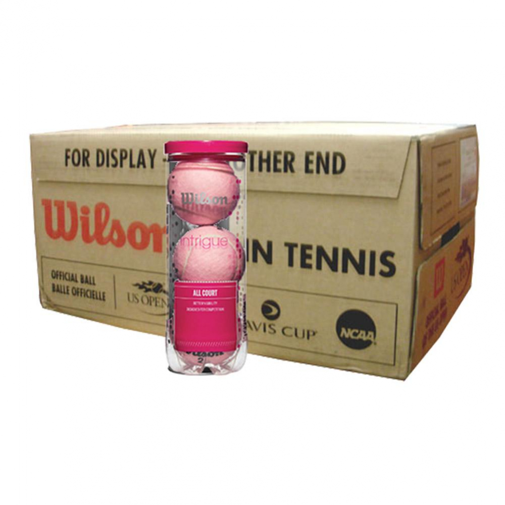 Wilson Intrigue All Court Pink Tennis Ball Half Case (36 Balls)