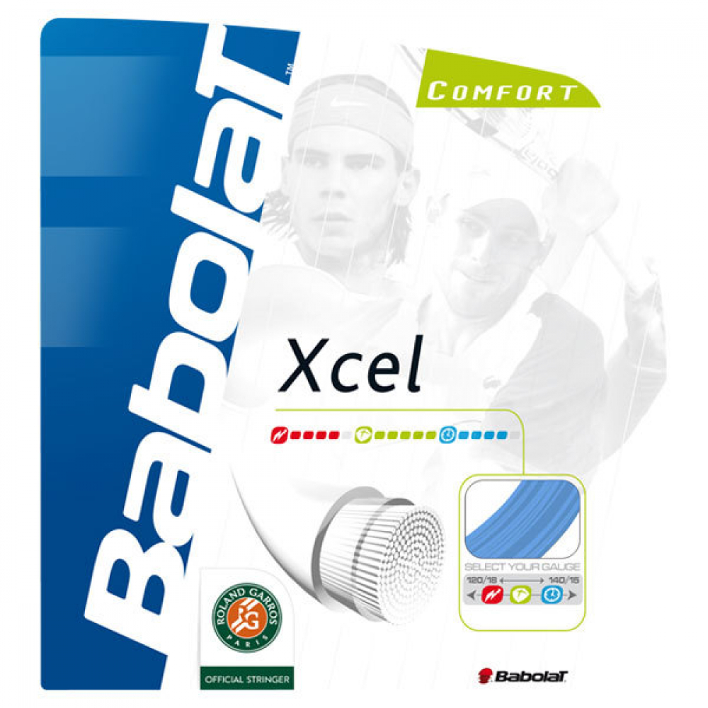 Babolat Xcel 17G Tennis String (Blue)