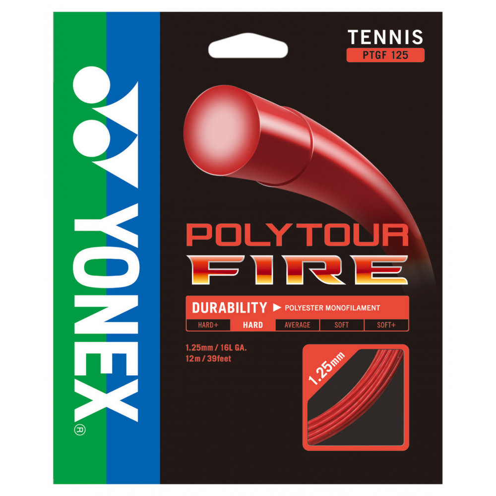 Yonex Poly Tour Fire 125 16L Tennis String