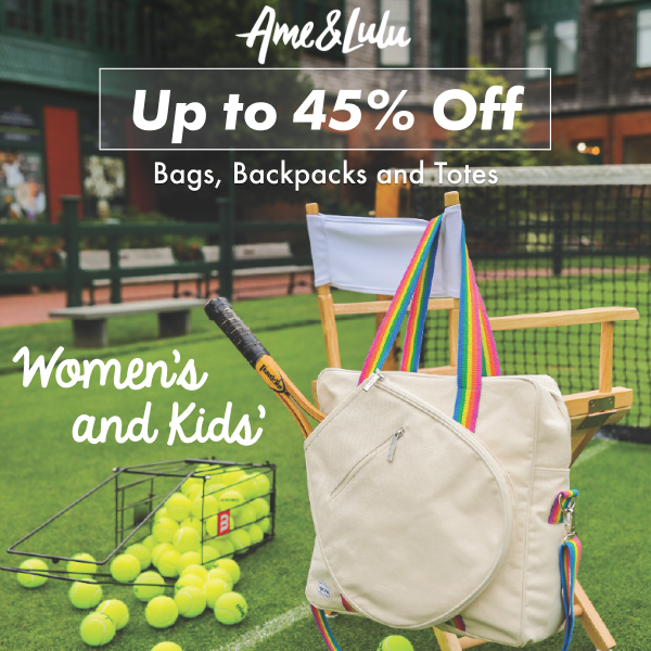 Ame & Lulu Tennis & Pickleball Bags for Women & Children