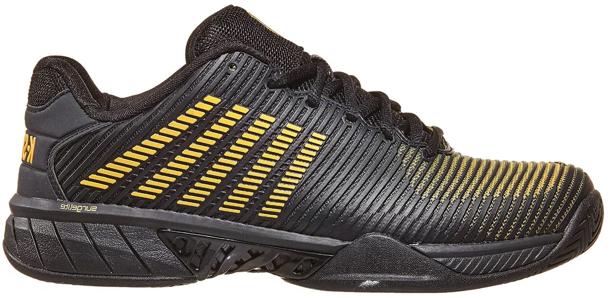 06613-071 K-Swiss Men's Hypercourt Express 2 Tennis Shoes (Moonless Night/Amber Yellow)