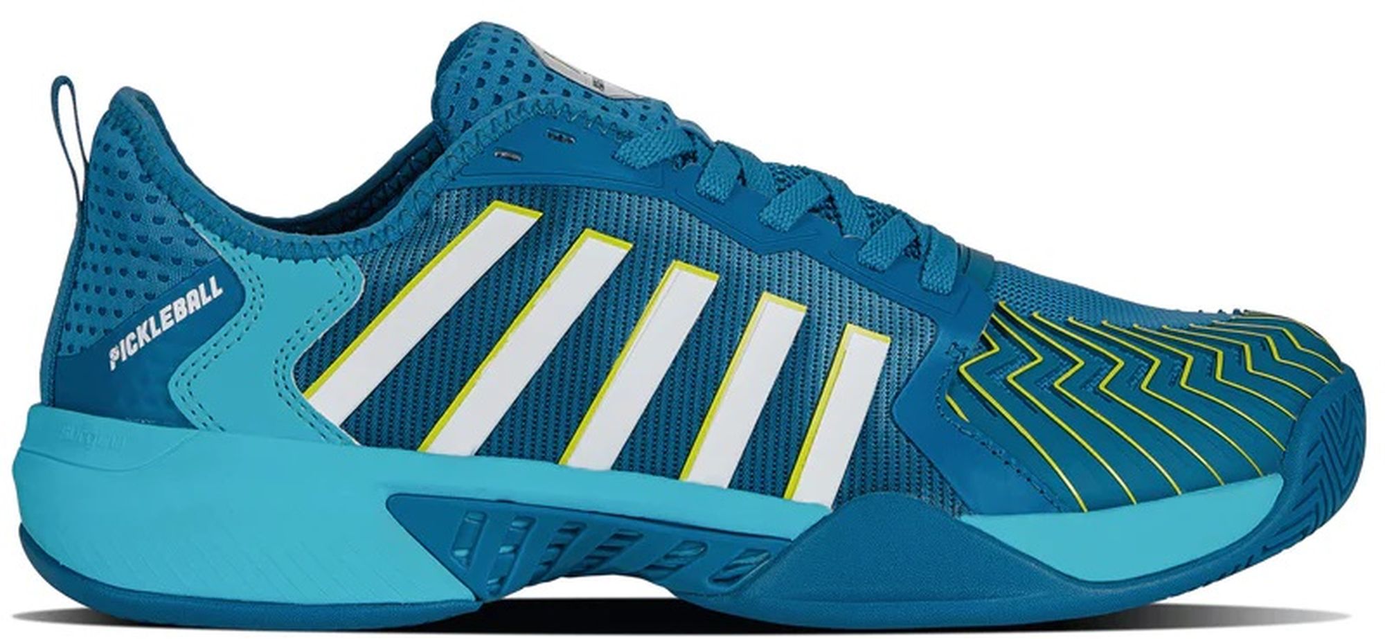 07916-421 K-Swiss Men's Pickleball Supreme Pickleball Shoes (Celestial/Scuba Blue/Brilliant White)