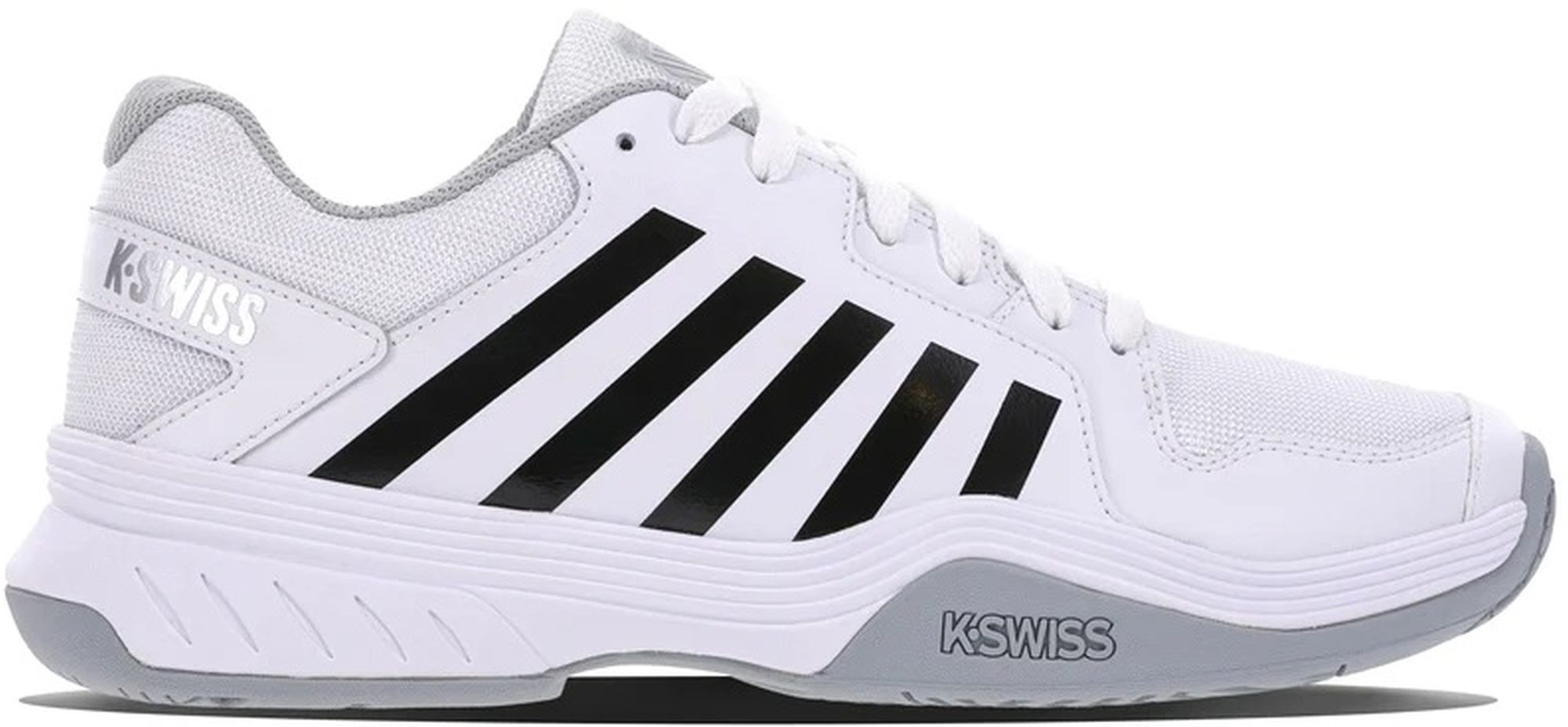 08552-106 K-Swiss Men's Court Express Pickleball Shoes (White/High Rise/Black)