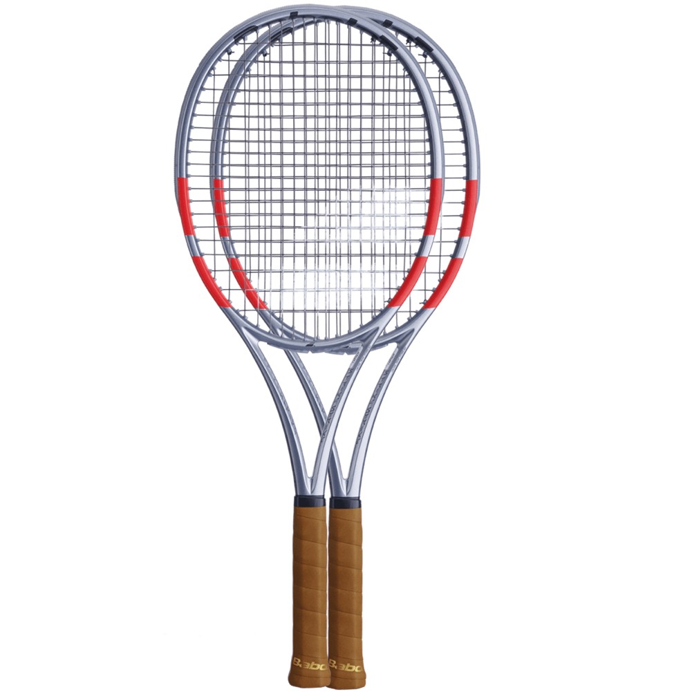 101575-3018 Babolat Pure Strike 97 X2 4th Gen Tennis Racquet (Carbon Grey)