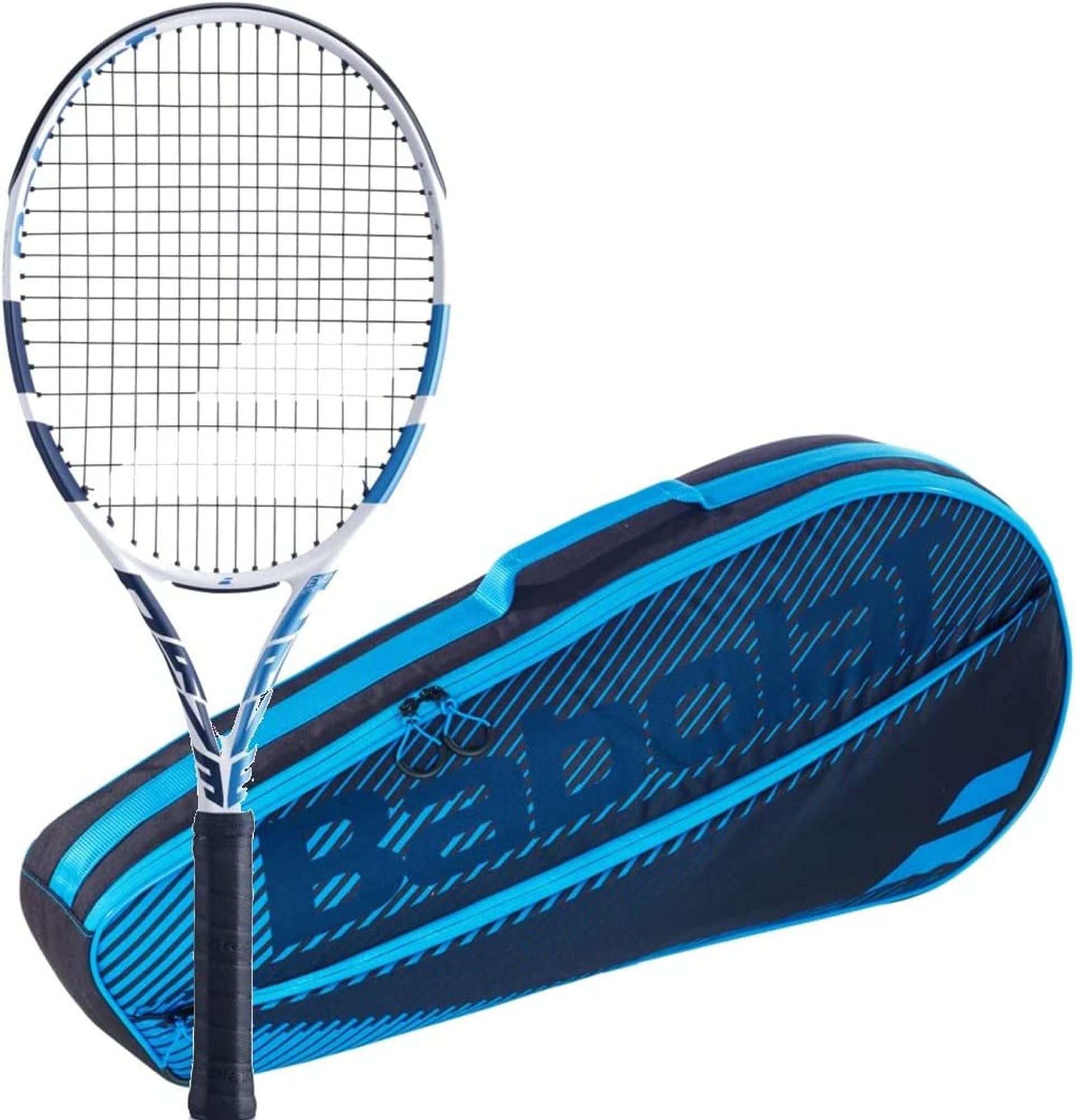 102454-153-751202-146-BNDL Babolat Evo Drive Lite W + Blue Club Bag Tennis Starter Bundle