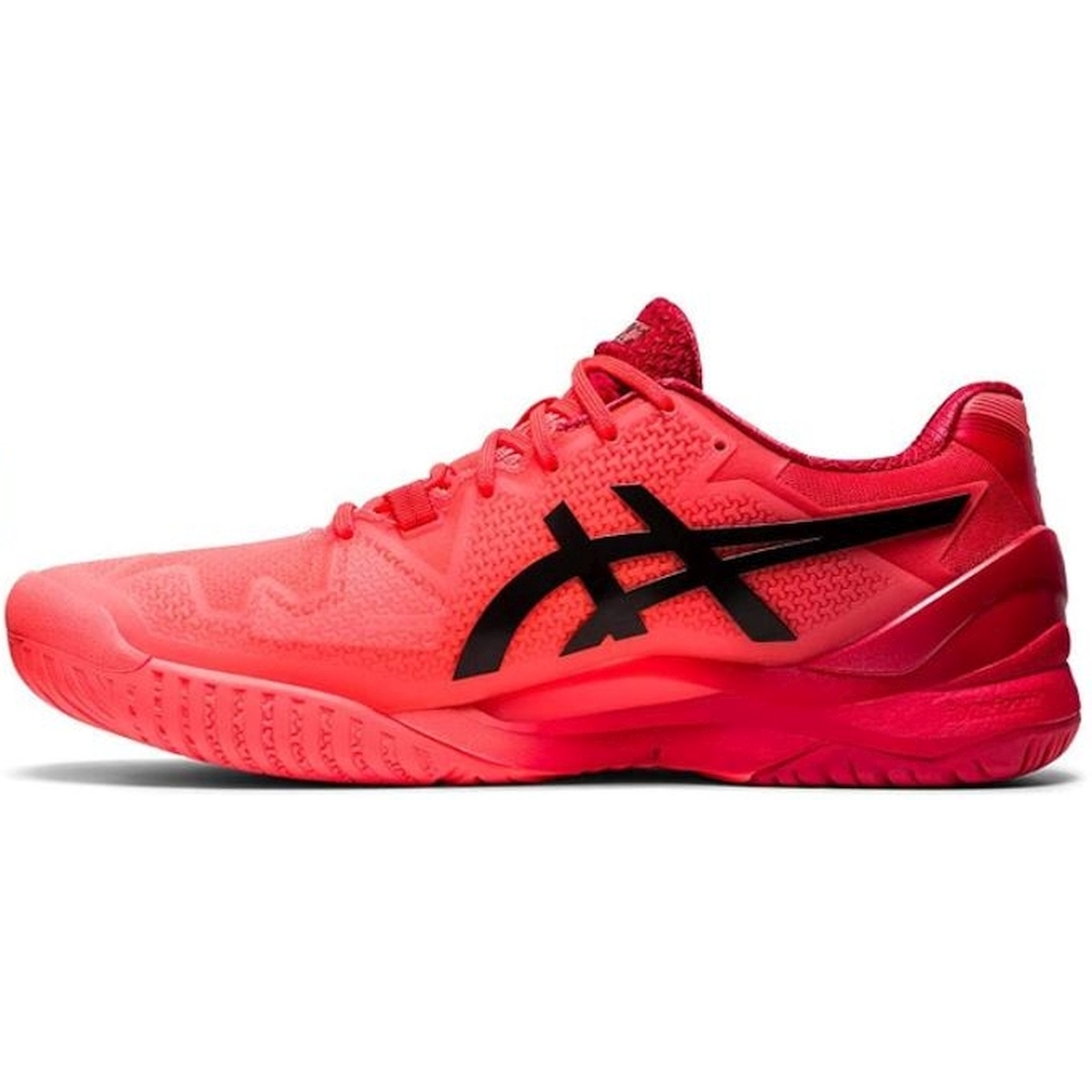 1041A185-701 ASICS Men's Gel-Resolution 8 Tokyo Tennis Shoe (Sunrise Red/Eclipse Black)