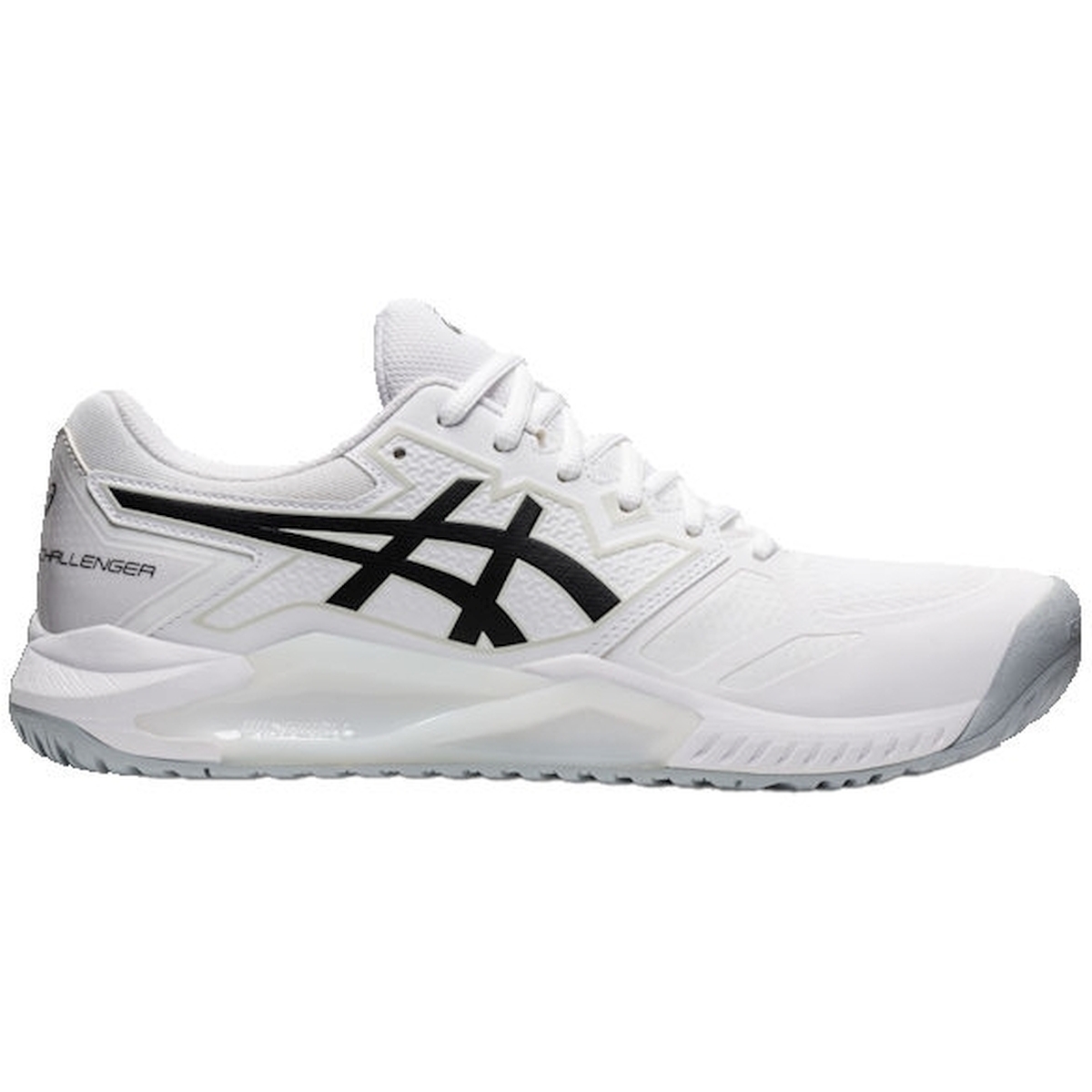 1041A222-101 Asics Men's Gel-Challenger 13 Tennis Shoes (White/Black)
