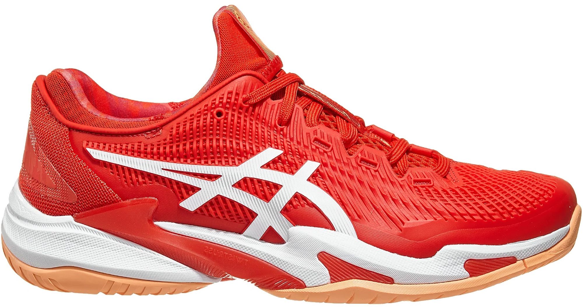 1041A363-961 Asics Men's Court FF 3 Novak Tennis Shoes (Fiery Red/White)