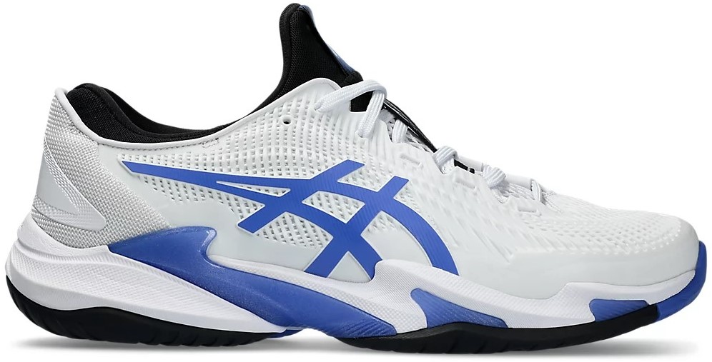 1041A370-102 Asics Men's Court FF 3 Tennis Shoes (White/Sapphire)