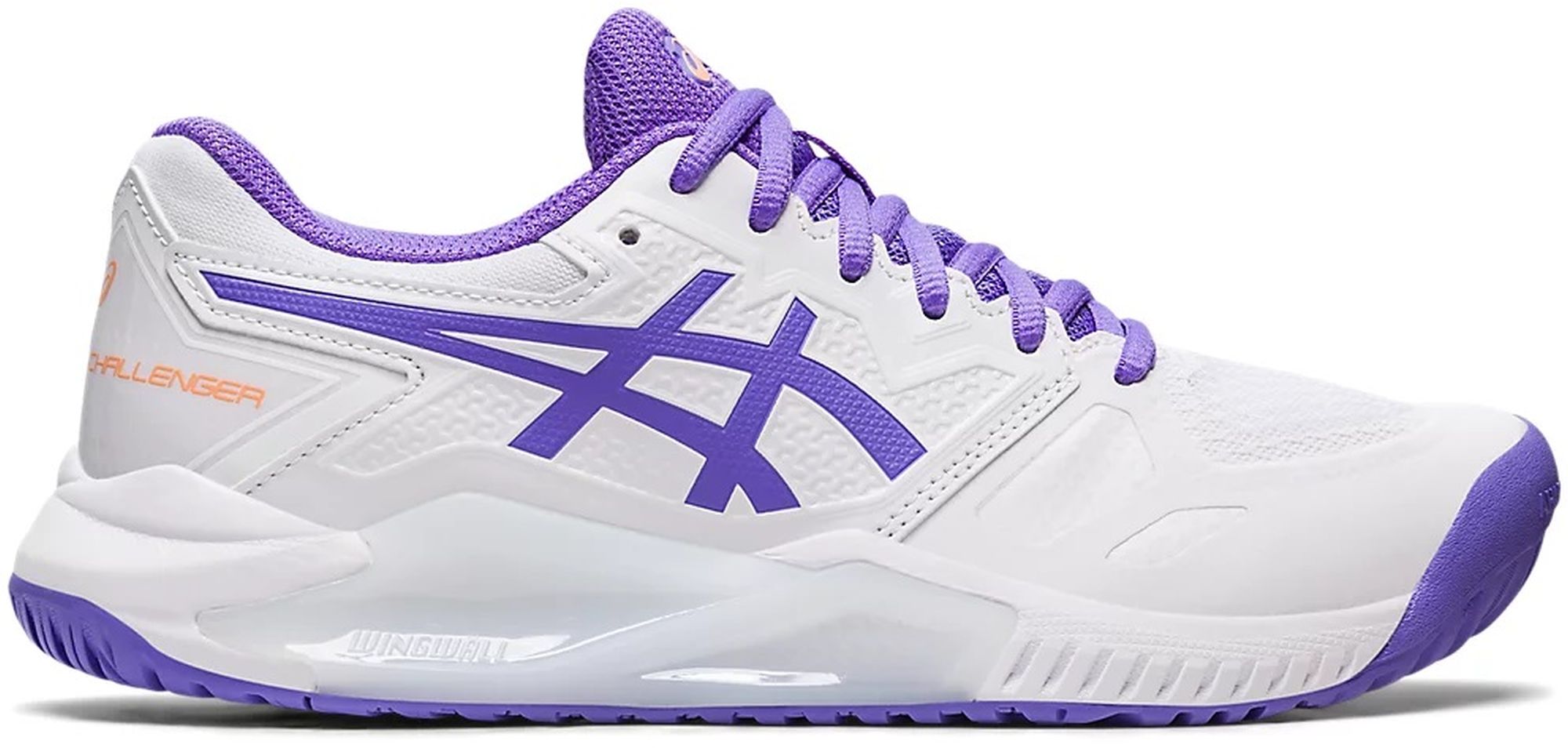 1042A164-104 Asics Women's Gel Challenger 13 Tennis Shoes (White/Amethyst)