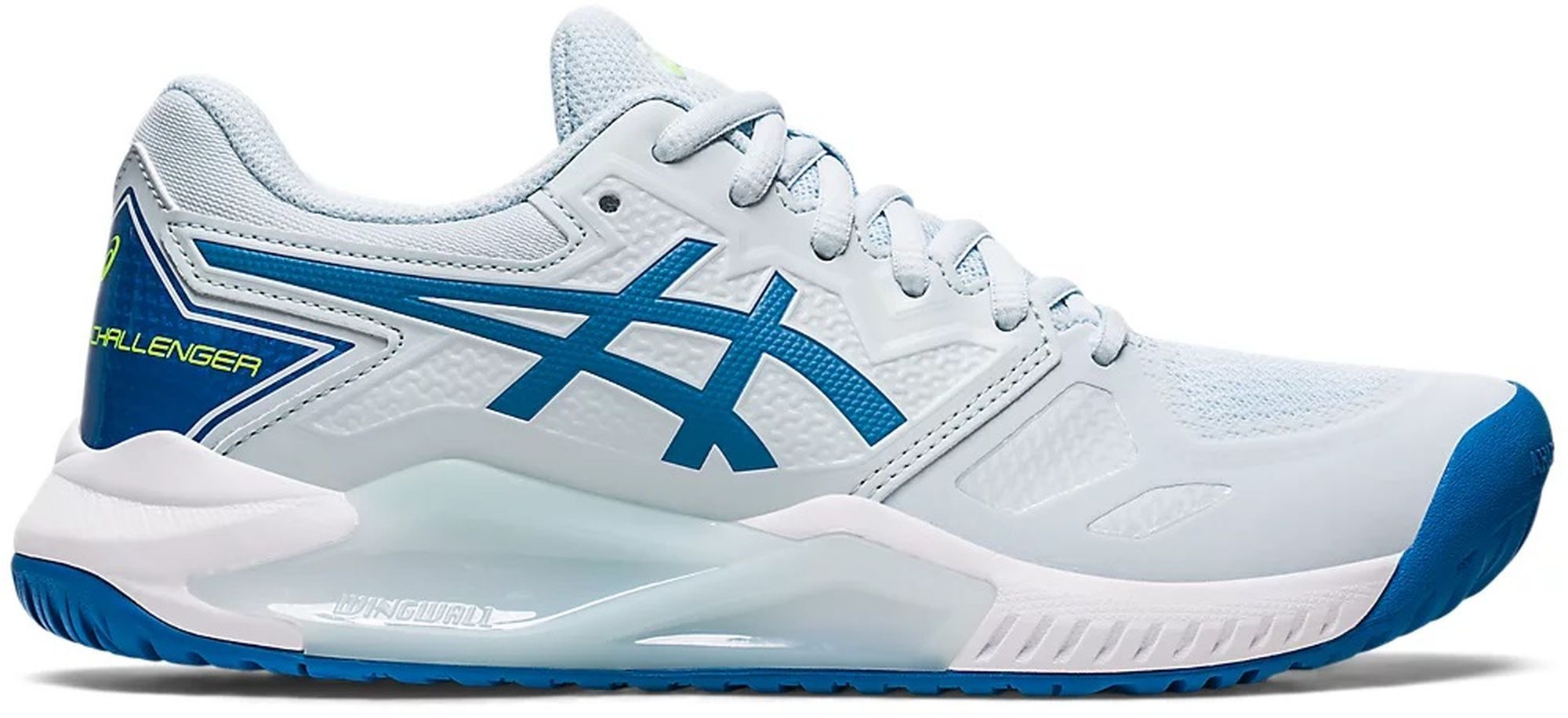 1042A164-404 Asics Women's Gel Challenger 13 Tennis Shoes (Sky/Reborn Blue)