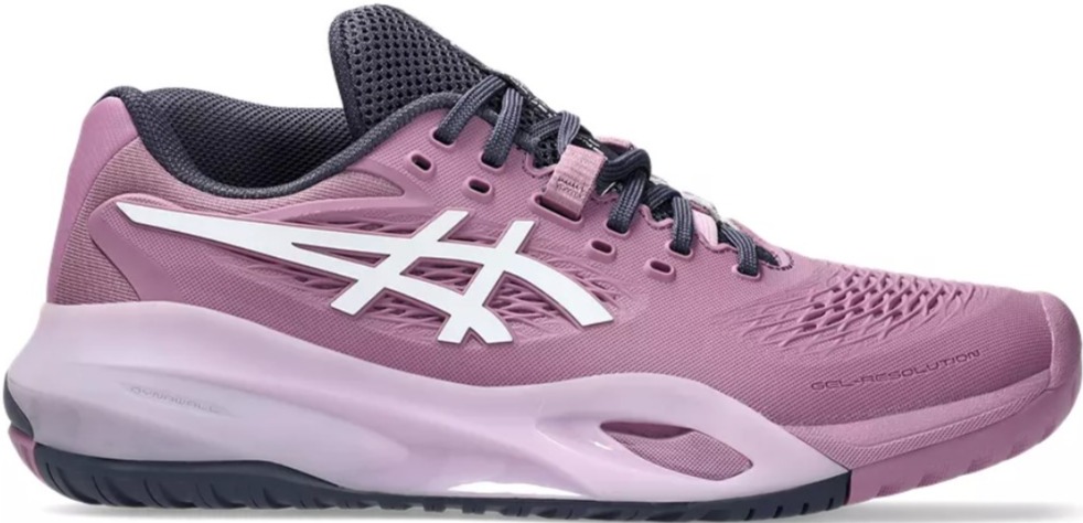 Asics Women's Gel-Resolution X Wide Tennis Court Shoe (Ube/White)