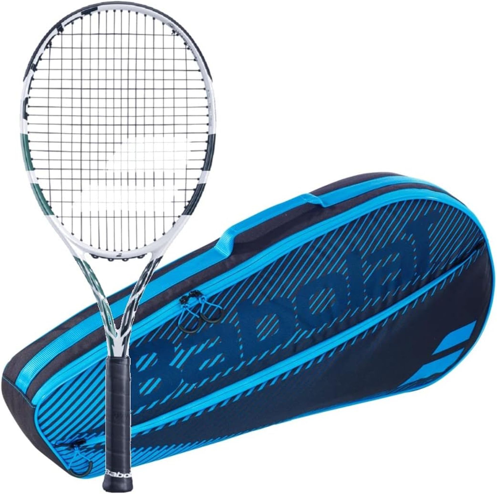 121230-3R-BNDL-BLUE Babolat Boost Wimbledon + Blue Club Bag Tennis Starter Bundle