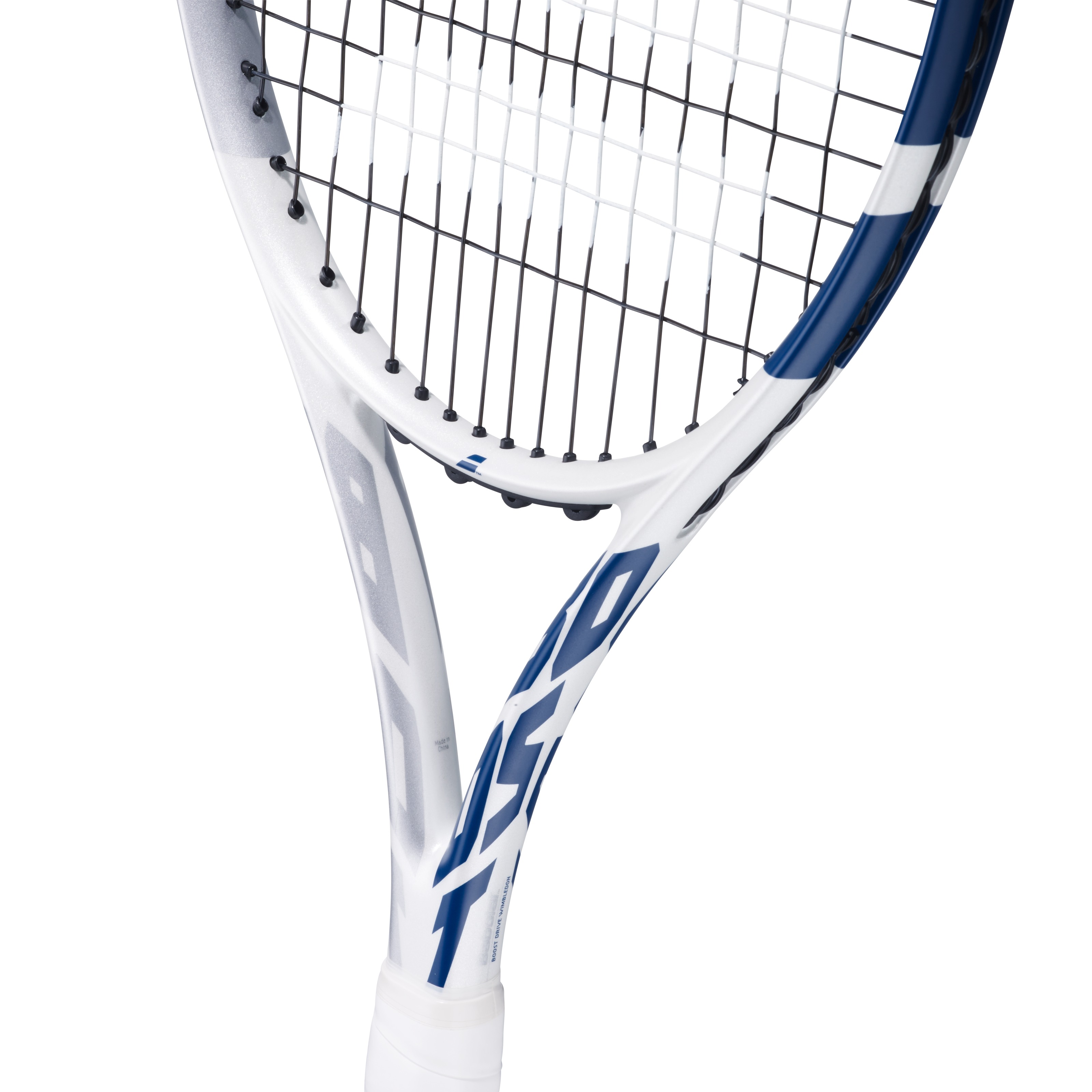 Babolat Boost Drive Wimbledon Strung Tennis Racquet (White/Blue)