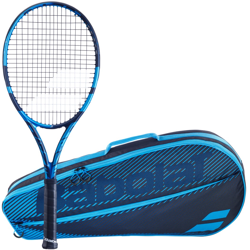 procent Intrekking Pilfer Babolat Pure Drive 26 Junior Tennis Racquet (Blue/Black) bundled w Blue  Essentials Racquet Holder