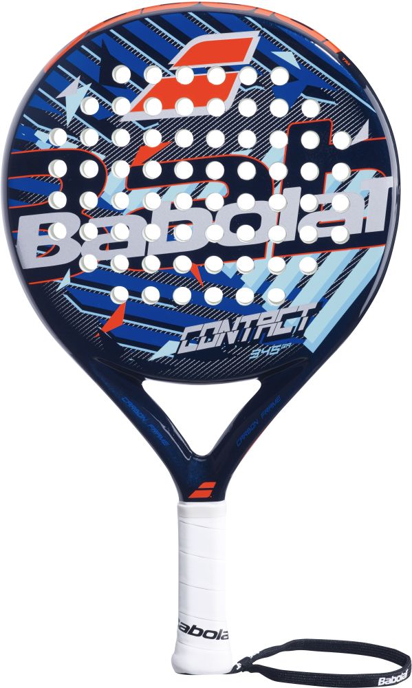 150098-209 Babolat Contact Padel Racquet (Blue/Red)