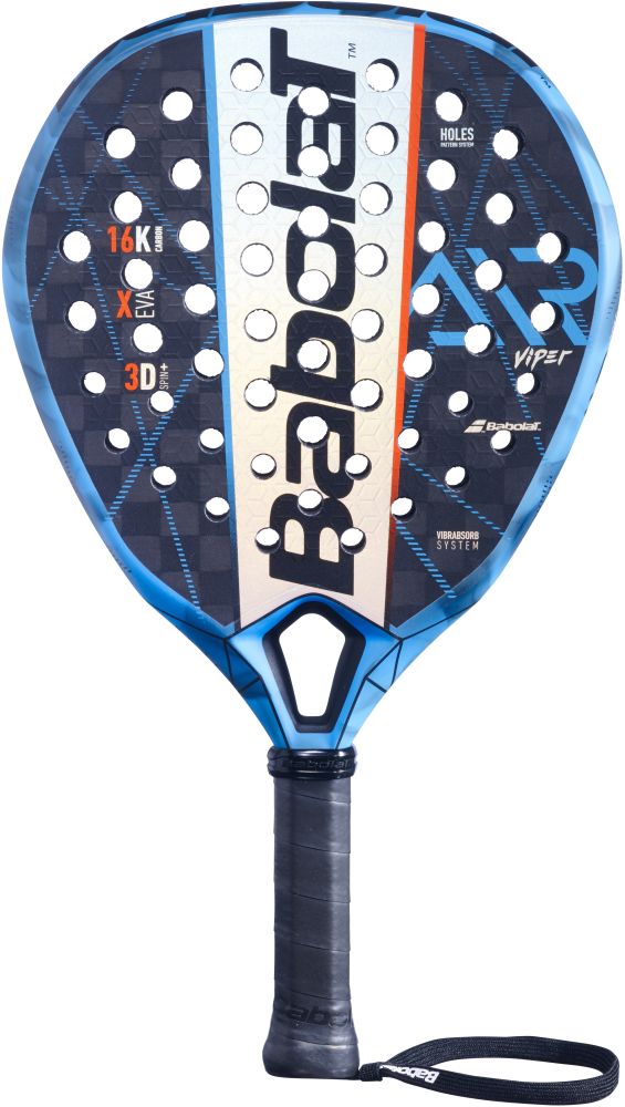 150102-100 Babolat Air Viper Padel Racquet (Blue/White)