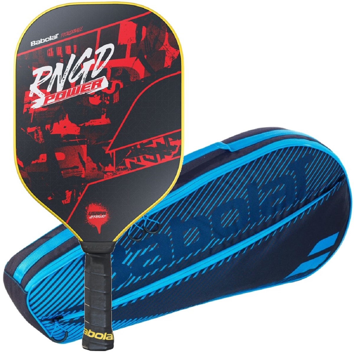 160001-751202-BNDL Babolat RNGD Power Pickleball Paddle + Club Bag Bundle