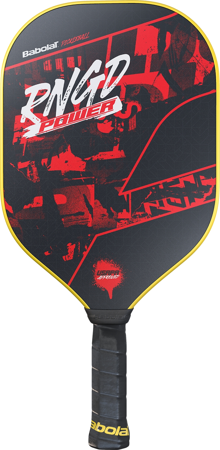 160001 Babolat RNGD Power Pickleball Paddle (Black/Dark Red)