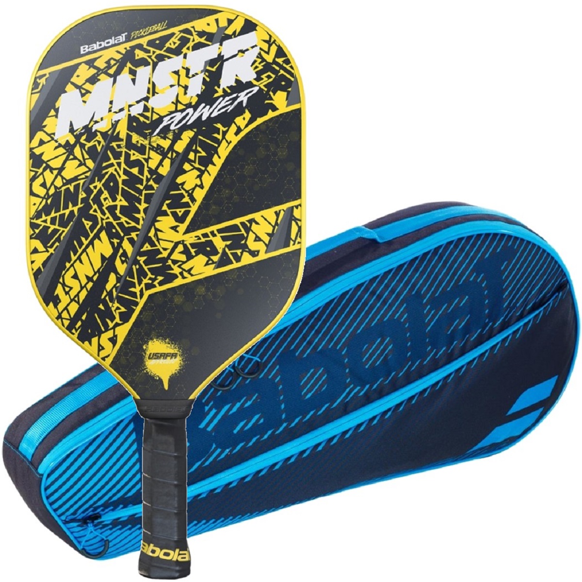 160005-751202-BNDL Babolat MNSTR Power Pickleball Paddle + Club Bag Bundle