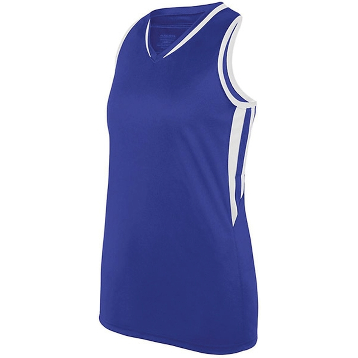 1672-450 Augusta Women's Force Tennis Tank Top (Purple/White)