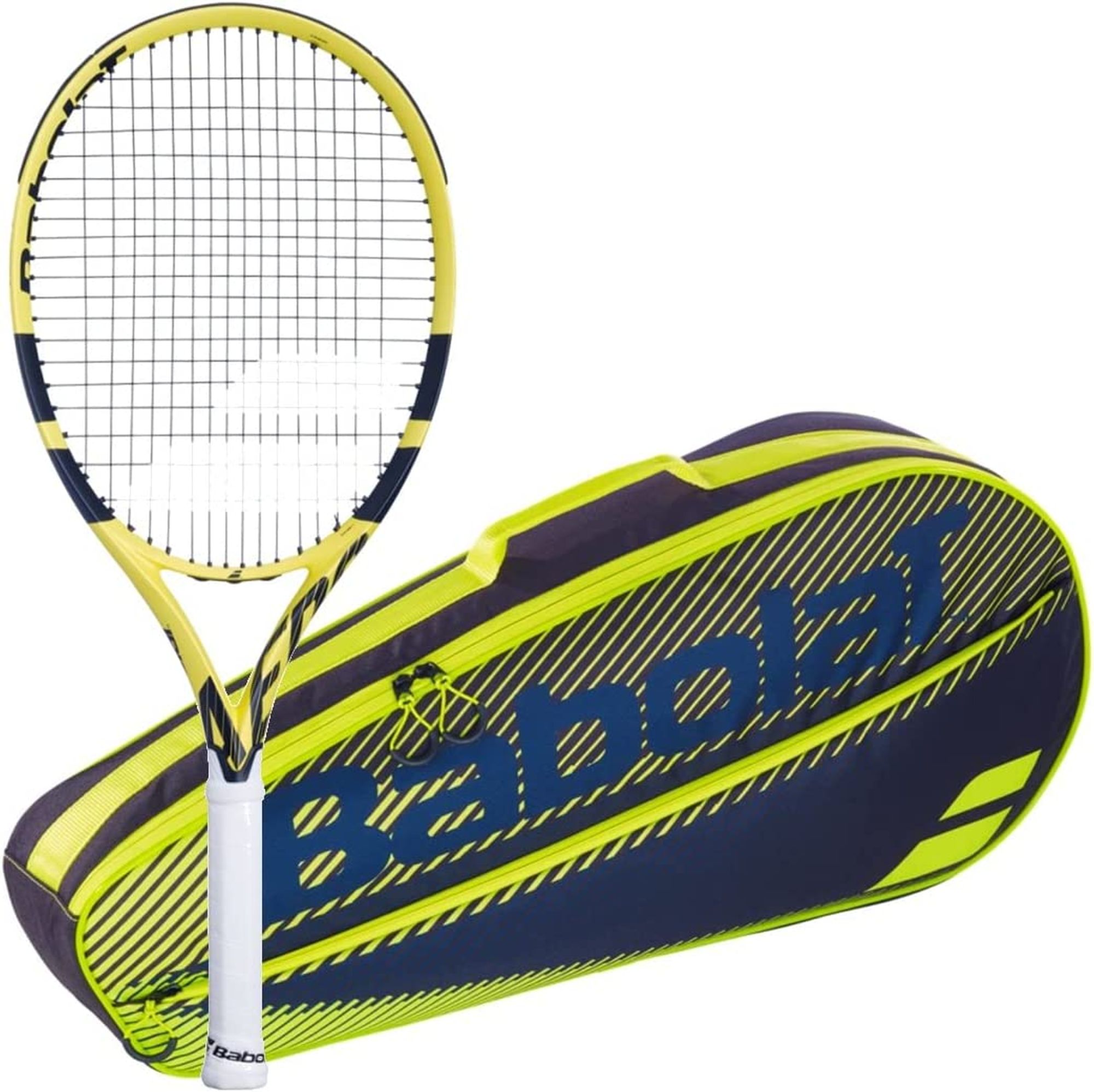 170414-191-751202-142-BNDL Babolat Aero 112 + Yellow Club Bag Tennis Starter Bundle