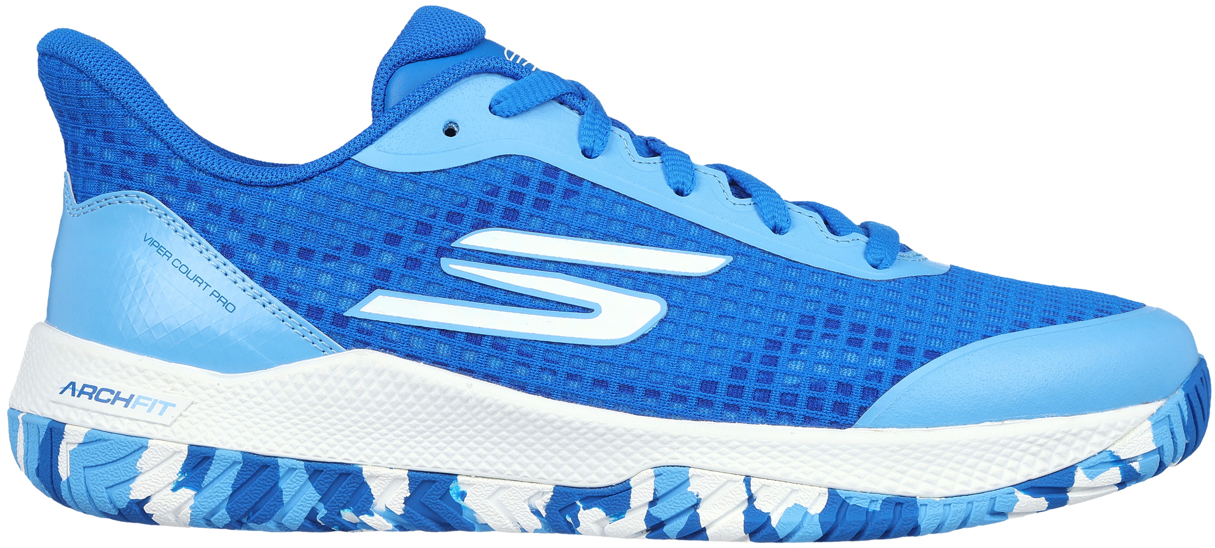 172069-BLW Skechers Women’s Viper Court Pro Pickleball Shoes (Blue/White)
