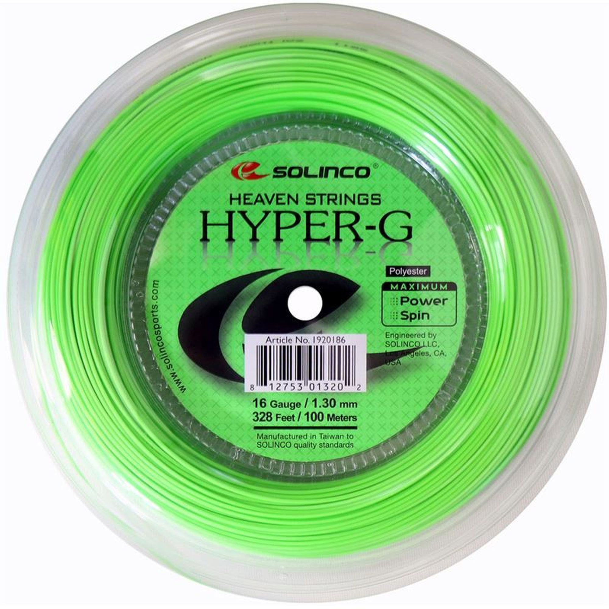 1920188 Solinco Hyper-G 17g Tennis String (Mini Reel)