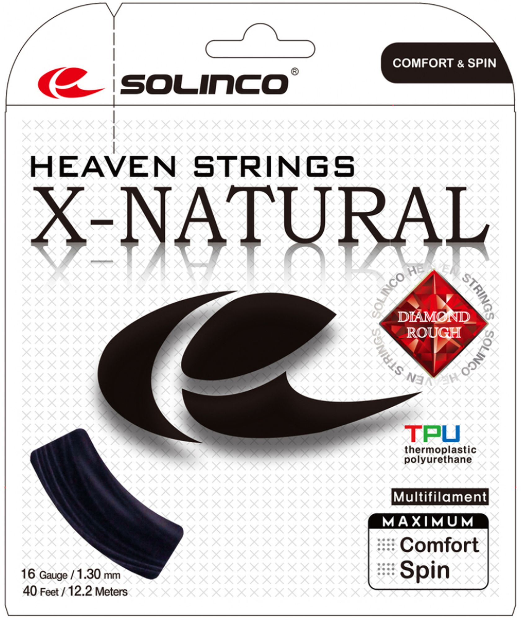 1920258 Solinco X-Natural 15L Tennis String (Set)