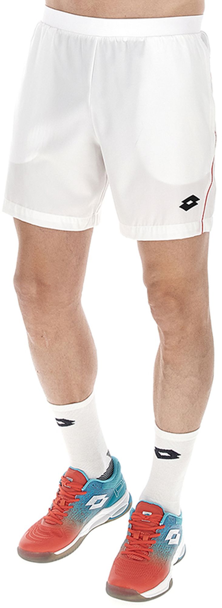 Lotto Men’s Superrapida Pickleball V Shorts (White)