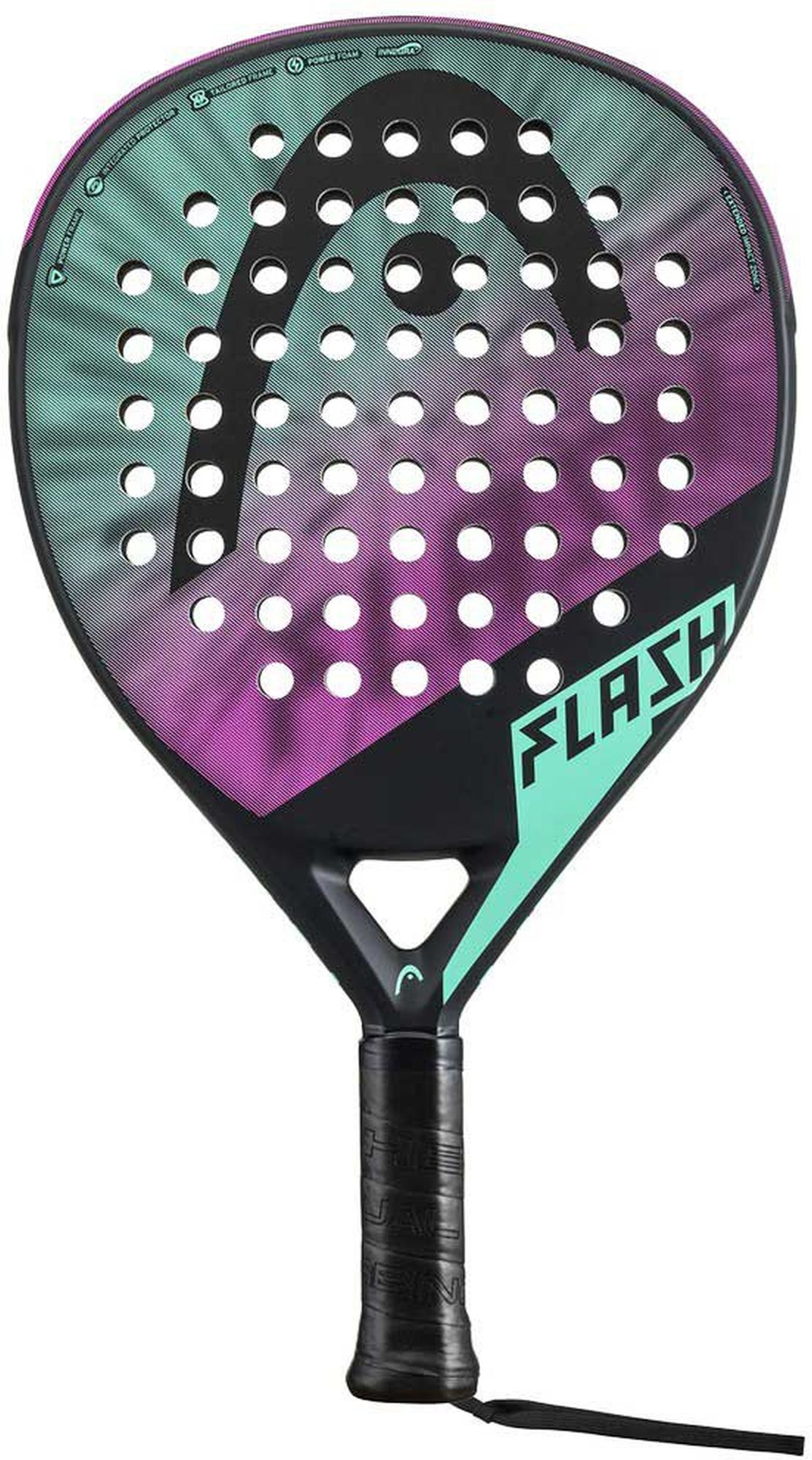 226123-CP Head Flash Padel Racket (Mint/Pink)