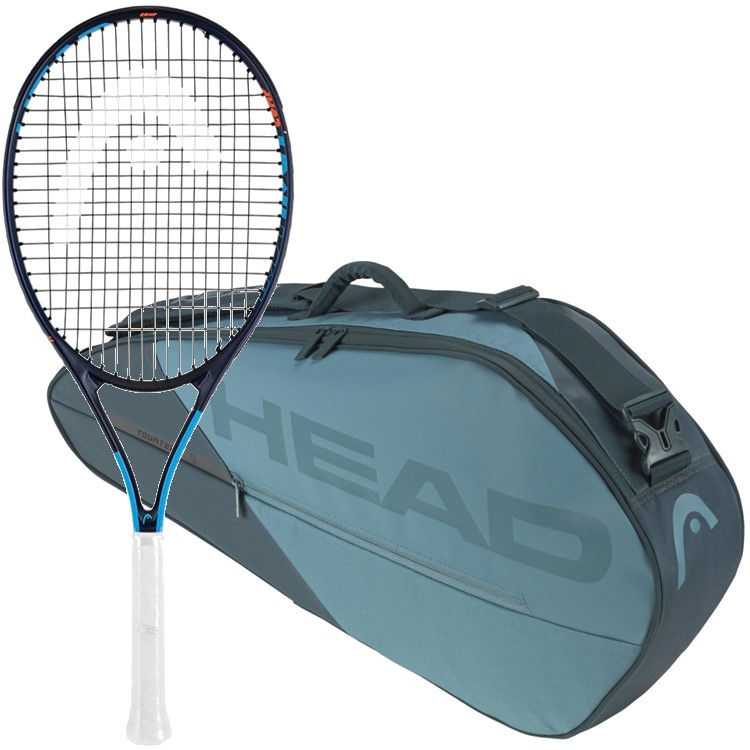TiInstinctComp-Tour3RBag Head Ti. Instinct Comp Tennis Racquet Bundled Tour 3R Tennis Bag 