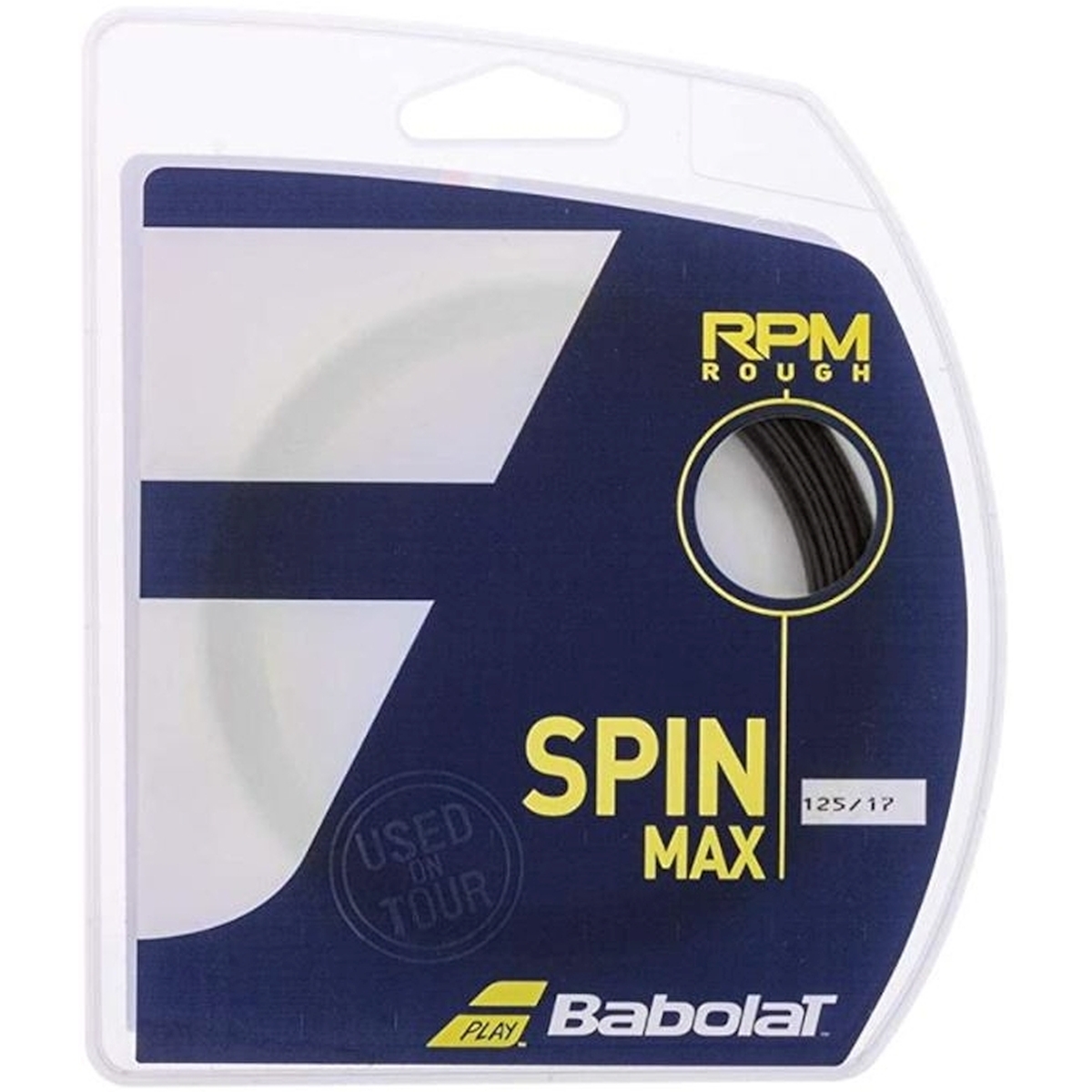 241140-105 Babolat Rpm Rough Tennis String (Black)