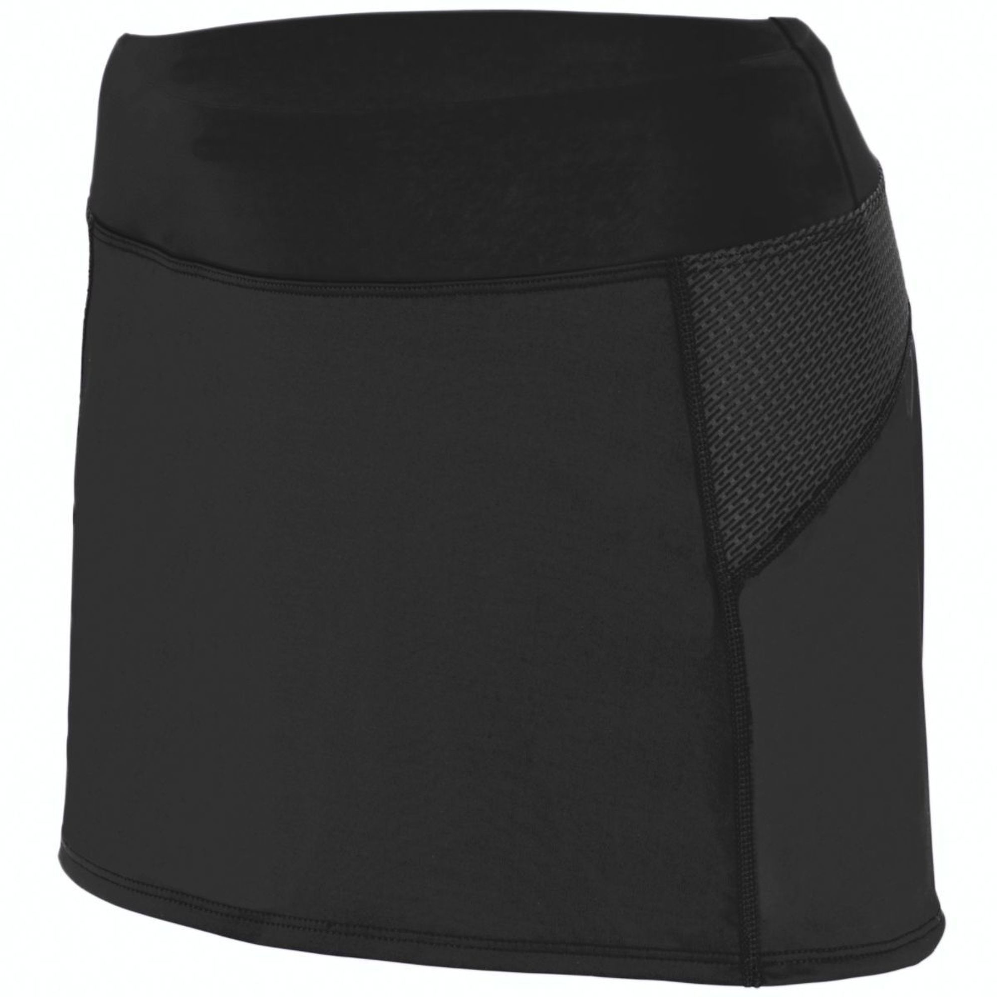 2420-R17 Augusta Women's Femfit Tennis Skort (Black)