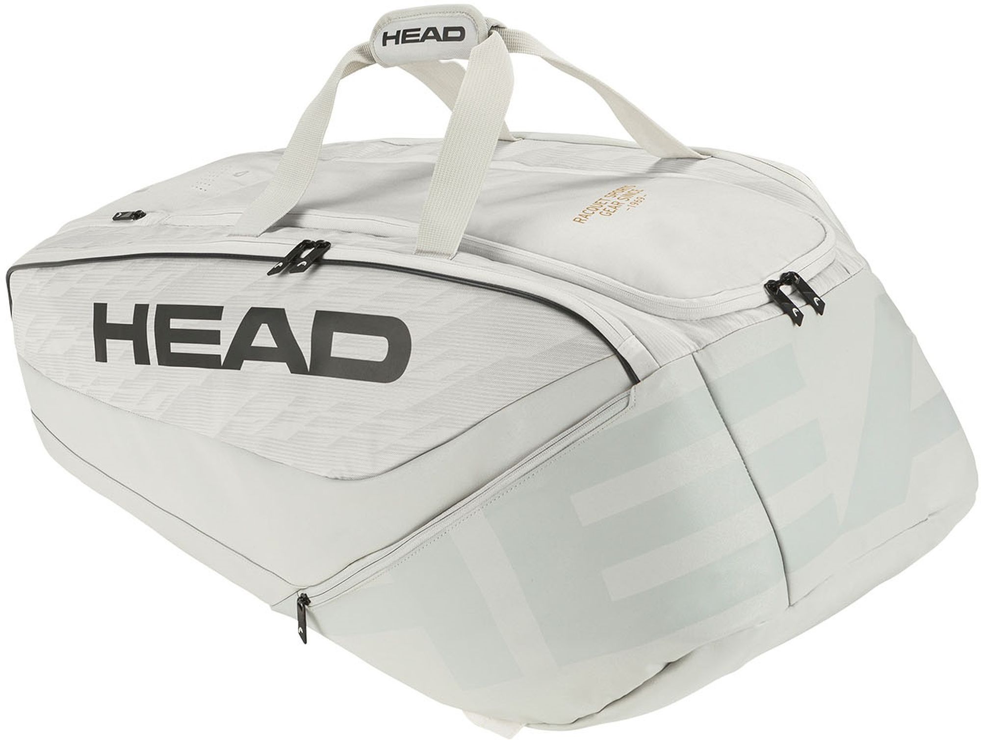 260023-YUBK Head Pro X 12R XL Tennis Bag (Corduroy White/Black)