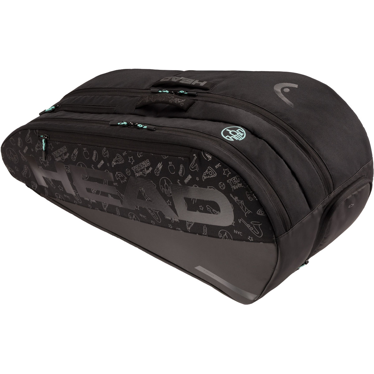 261955 Head Tour 9R Tennis Bag L (Neon)