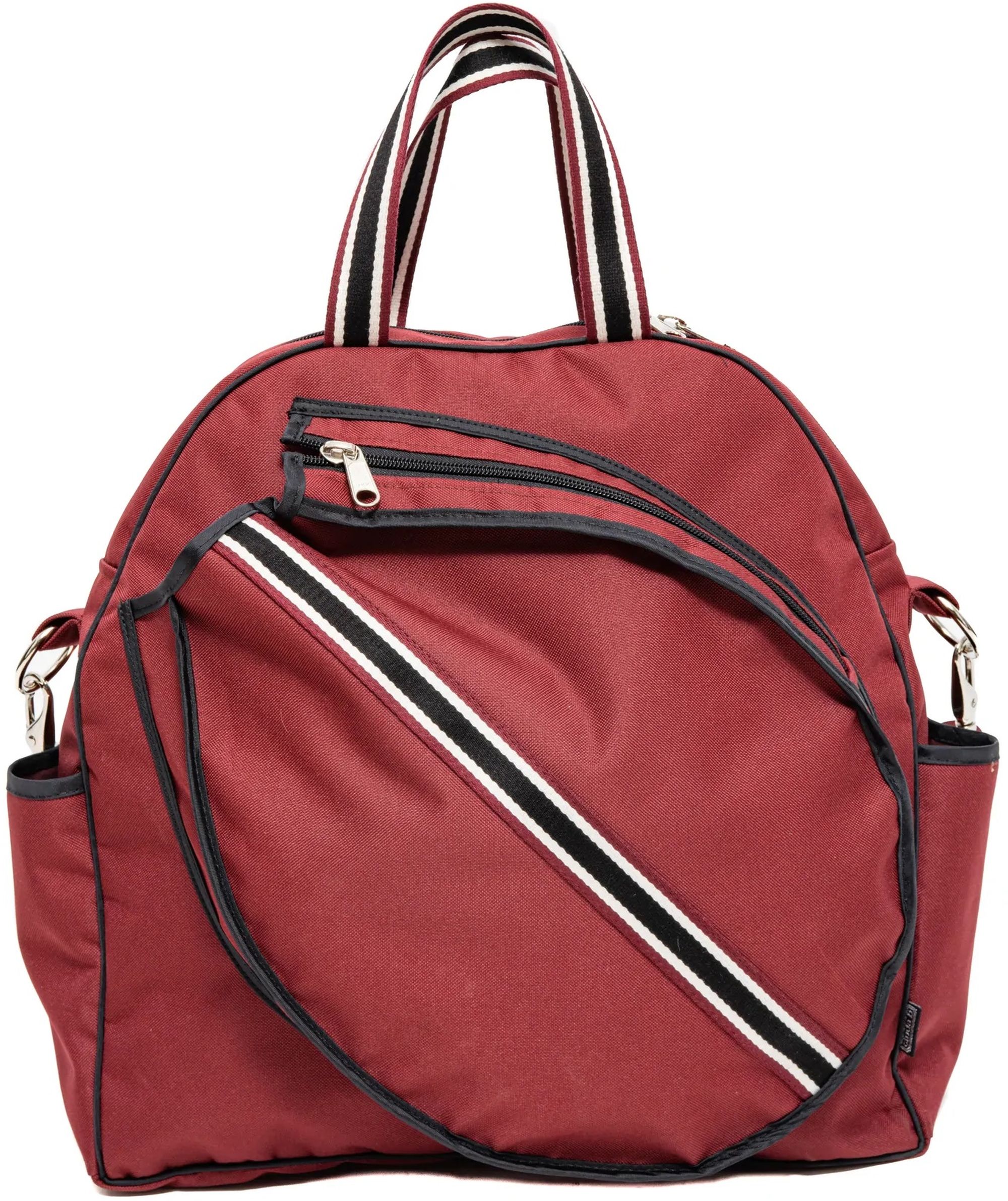  264129 Cinda B BFab Tennis Tote (Burgundy)
