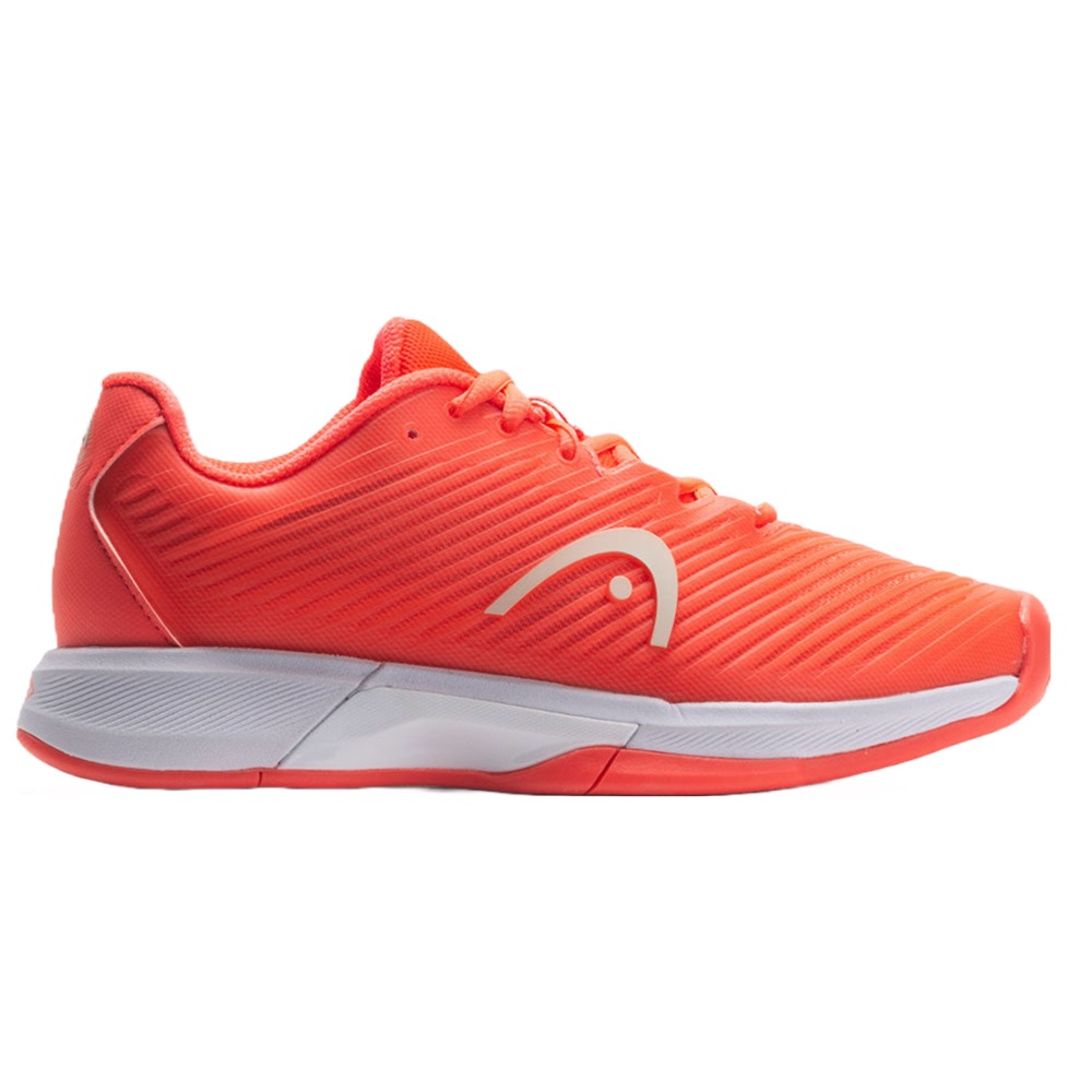 274122 Head Women's Revolt Pro 4.0 Tennis Shoes (Coral/White) - Right